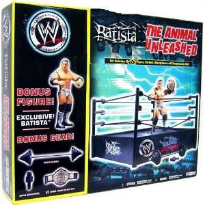  WWE Batista The Animal Unleashed Spring Ring W/Bonus 