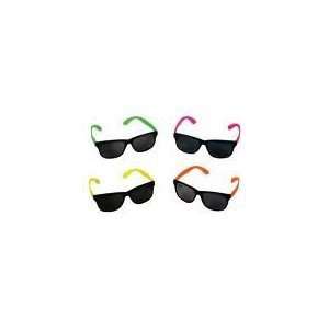  6 Neon Sunglasses Hip Hop 80s Shades Glasses Everything 