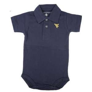  West Virginia Mountaineers Team Color Polo Style Creeper 
