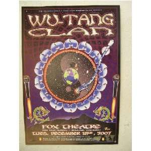  Wu Tang Clan Poster Hanbill Wu Tang Wutang The Everything 