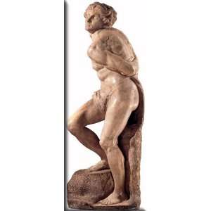  Slave (rebelling) 6x16 Streched Canvas Art by Michelangelo 
