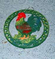 Country Rooster Spoon Rest tRIVET hOME dECOR new  