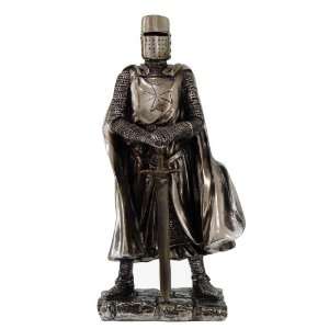   Silver Finishing Cold Cast Resin Statue 7 (8712)