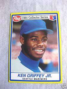 1991 POST COLLECTOR SERIES KEN GRIFFEY JR CARD #11  