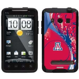 University of Arizona Swirl design on HTC Evo 4G Case by 