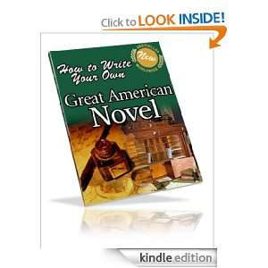 How To Write Your Own Great American Novel Susan Creckarell  