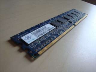 Nanya DDR SDRAM 1GB 1Rx8 PC2 5300E 555 12 G1 DDR2 RAM  