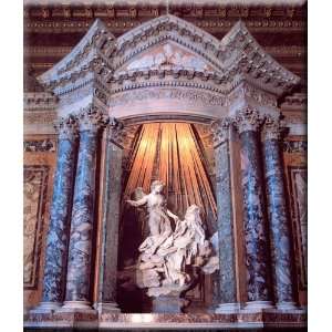   of Saint Teresa 14x16 Streched Canvas Art by Bernini, Gian Lorenzo