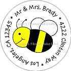 Black Yellow Bumble Bee 1 1/2 Address