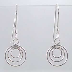   Sterling Silver Dangle Earrings, #9447 Taos Trading Jewelry Jewelry