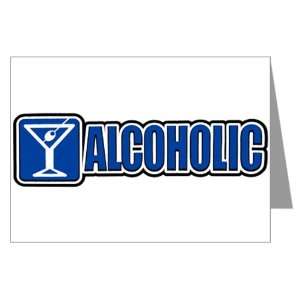   Greeting Card Drinking Humor Alcoholic Sign 