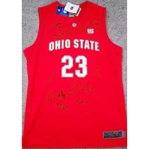   STATE OSU BASKETBALL Team Signed NIKE JERSEY   Autographed College