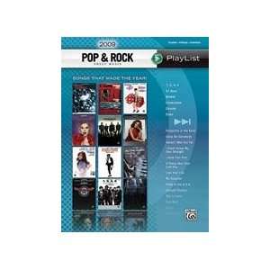  2009 Pop & Rock Sheet Music Playlist Book Sports 
