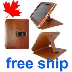  New Durable Coffee Color Leather Case for Apple Ipad Book 