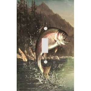  River Trout Decorative Switchplate Cover