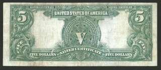 1899 $5 FR 281 Indian Chief Silver Certificate Very Fine+  