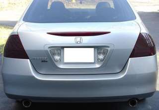 Honda Accord Tail Light Smoked Tint Overlays 2006 2007  