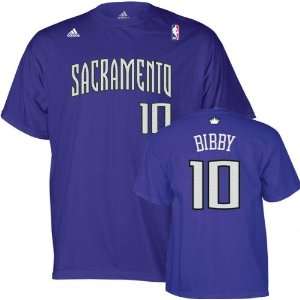  Mike Bibby Adidas Player Name and Number Sacramento Kings 