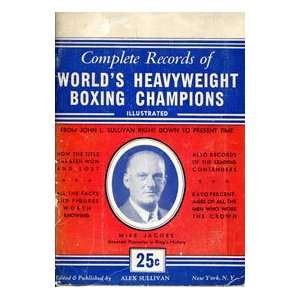  Worlds Heavyweight Boxing Champions Unsigned Complete 
