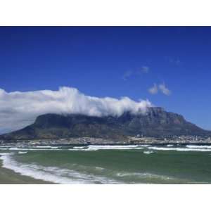 Table Mountain Viewed from Bloubergstrand, Cape Town, South Africa 
