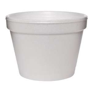Dart Food Containers, Squat Size, Foam 4 oz, White, 20 containers per 