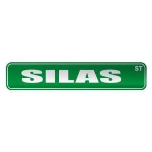 SILAS ST  STREET SIGN