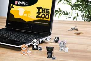The EMTEC Animal Flash Drive allows you to store, transport and share 