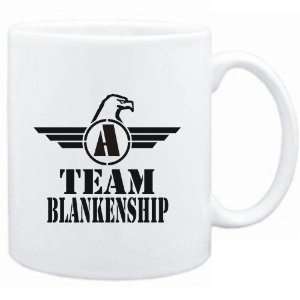  Mug White  Team Blankenship   Falcon Initial  Last Names 