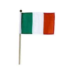   of 50   Irish Flag on Wooden Pole (Each) By Bulk Buys 