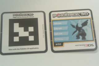 POKEDEX NINTENDO 3DS 3D SDCC 2011 PROMO CARD POKEMON  
