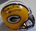 Packers FRANK WINTERS Signed Mini Helmet Auto SB XXXI  