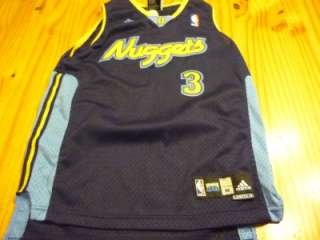 Denver Nuggets Allen Iverson sewn basketball jersey size youth Medium 