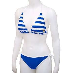Los Angeles Dodgers Womens Striped Bikini Set by G III Sports