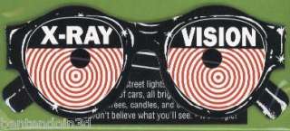Ray Spex (XRay Specs Vision Glasses) CLASSIC 60s TOY  