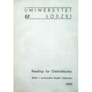   Readings for Glottodidactics (9788370160739) Bogdan Krakowian Books