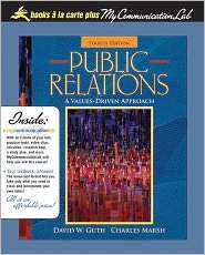 Public Relations A Values Driven Approach, Books a la Carte Plus 