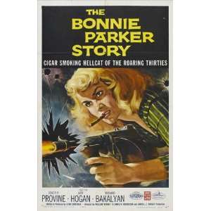  The Bonnie Parker Story (1958) 27 x 40 Movie Poster Style 