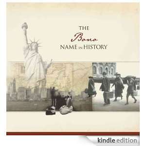 The Bono Name in History Ancestry  Kindle Store