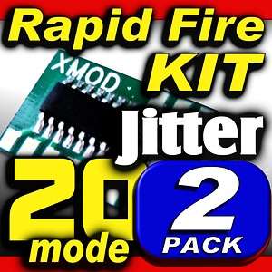 XMOD Rapid Fire Kit  20 mod  2 PK @ JITTER @ DROP SHOT  