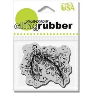  Cling Plume Points   Cling Rubber Stamp Arts, Crafts 