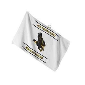  Southern Mississippi Golden Eagles Print Golf Towel 