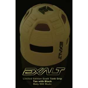 Exalt Paintball Limited Edition Tank Grip Cover All Sizes   Tan/Black 