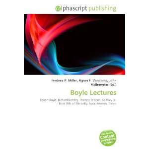  Boyle Lectures (9786134212342) Books
