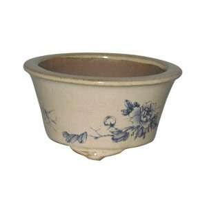 BonsaiOutlet Bonsai Tree Pot   Glazed Yixing   4 1/2 inch 