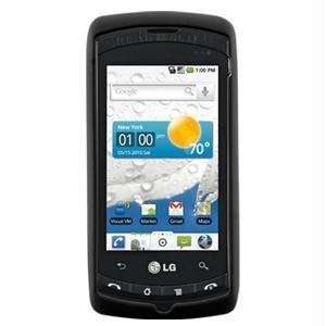  LG ( Ally ) / SnapOn Rubberized / Black Cover Cell Phones 