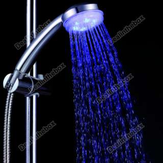 LED Light Wall Mount Showers Head Water Bathroom RGB Three Colors A10 