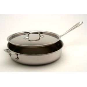  All Clad Stainless Collection Saute Pan with Lid 3.0QT 10 