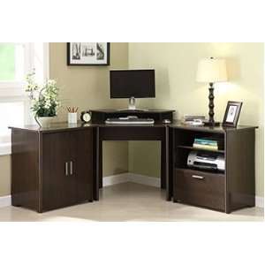   Computer Desk with File Cabinet & Storage Cabinet