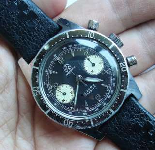 70s O&W Precision 17J Divers Chronograph Landeron 248  