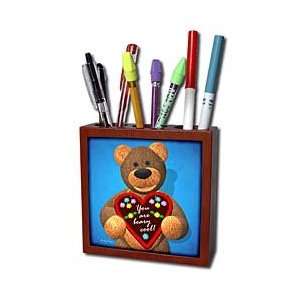 BK Dinky Bears Cartoon Misc   Dinky Bear with Gingerbread Heart   Tile 